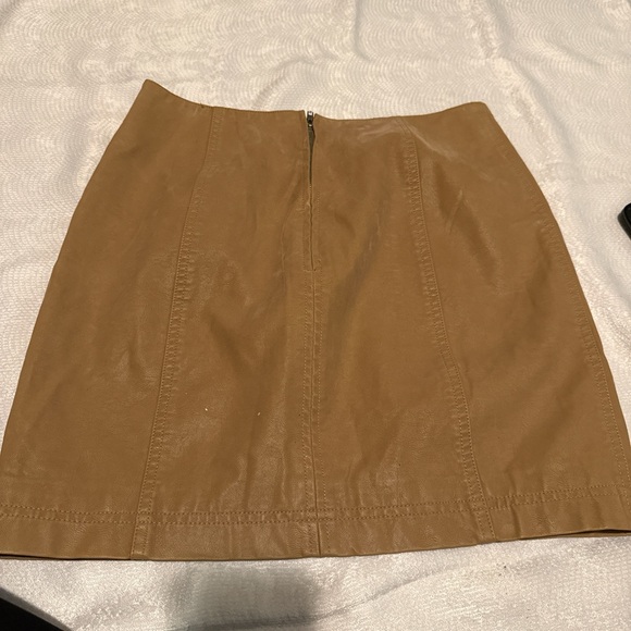 Free People Dresses & Skirts - Free People Tan Mini Skirt
